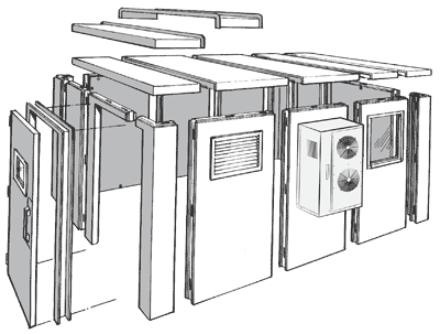 Bally Modular Building: Expanded Diagram